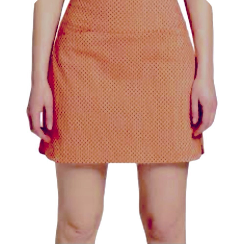 Lady Hagen Women's 17'' Sculpt Tummy Control Golf Skort Navette Orange XS NWT